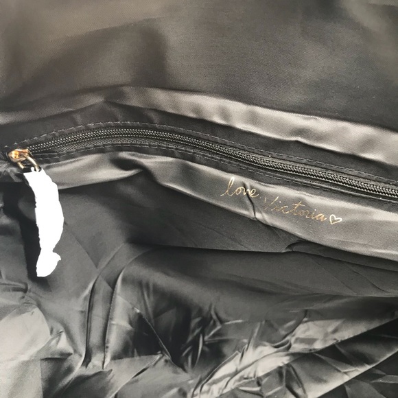 Victoria Secret Canvas Floral Bag with Strap - Picture 6 of 7